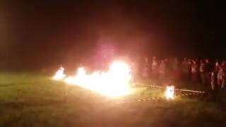 ЭТНО DRUM fest open air 2015 - Tech crew fire show