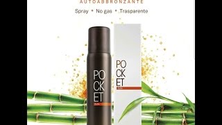POCKET SUN ,AUTOABBRONZANTE ,SPRAY ,TRASPARENTE
