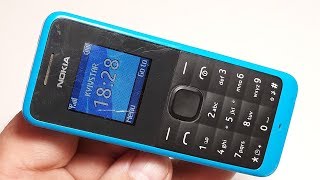 Nokia 105 оригинальный телефон из Германии. Проверка телефона на работоспособность