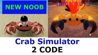 Crab Simulator [BETA]  And 2 Code  Roblox | UPDATE 1