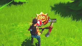*NEW* Secret FREE BATTLE STAR! TIER 100 FAST! (Fortnite Battle Royale) | Blockbuster Skin Challenge