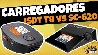 Carregador de bateria LIPO bom barato e potente! - ISDT T8 1000W VS SC-620 500W