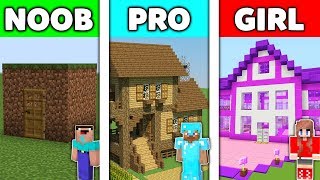 Minecraft Battle: NOOB vs PRO vs GOD : SUPER HOUSE Challenge in Minecraft Animation