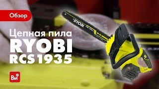 Обзор цепной электропилы Ryobi RCS1935