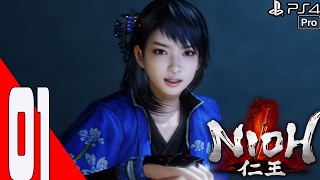 Nioh - Full Game  Gameplay Walkthrough Part 1 - Prologue & Derrick The Executioner BOSS  (PS4 PRO)