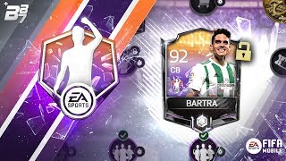 POTM BARTRA UNLOCKED! 92 CB! | FIFA MOBILE