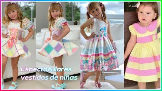 Vestidos muy hermosos para niñas  A LA MODA  ♥ COSTURA