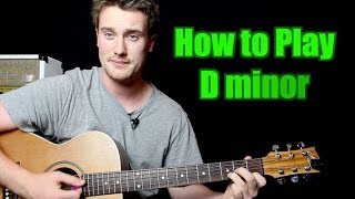 How to Play - D minor (Chord, Guitar)