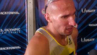 Jeremy Wariner After 45.88 Round 1 at 2016 Olympic Track and Field Trials