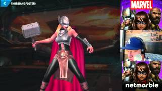 Marvel Future Fight - Jane Foster Thor UNLOCKED