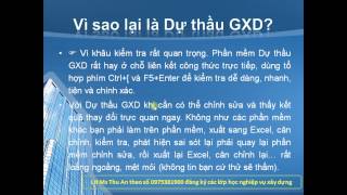 Hướng dẫn học lập dự toán dự thầu xây dựng căn bản, sử dụng phần mềm dự thầu