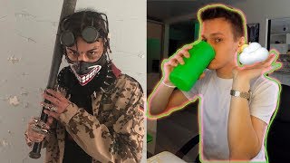 ПАСМУРНОЕ НЕБО! РЕАКЦИЯ И ПЕРЕВОД на LIL SKIES - LETTUCE SANDWICH