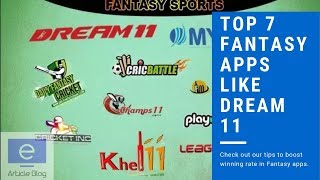 (Top 7) Fantasy Apps Like Dream 11 To Earn Cash Daily