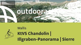 Mountainbike-tour im Wallis: KtVS Chandolin | Illgraben-Panorama | Sierre