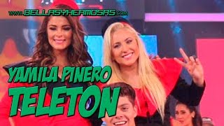 Yamila Piñero bailando en la Teleton 2015