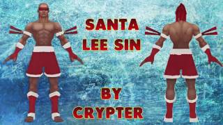 Santa Lee Sin custom Skin Preview