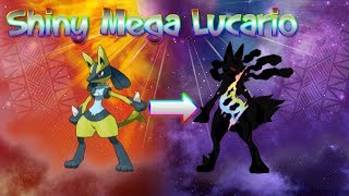 SHINY MEGA LUCARIO | Pokémon Sun and Moon | This Shiny Look Awesome!