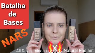 Batalha de Bases da NARS - All Day Luminous X Natural Radiant Longwear | Fabulous Makeup