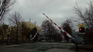 Železniční přejezd Kladno - Sletiště #2 / Czech railroad crossing