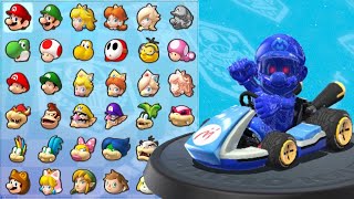 Shadow Mario in Mario Kart 8 (Shell Cup)