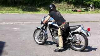 SR400 NITROHEADSマフラー参考動画