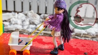 Как сделать коляску для кукол. How to make stroller for dolls.