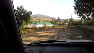 Село Вачи по дороге в Кули, сентябрь 2018 | Лакия, туризм в Дагестане