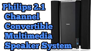 Philips 2.1 Channel Convertible Multimedia Speaker Sound Bar System information