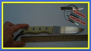 Обзор самодельного ножа из рессоры ...