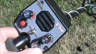 First Hunt New Black Tesoro Cibola Metal Detector
