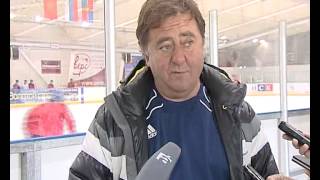 Афонтово: ХК "Енисей" провел открытую тренировку