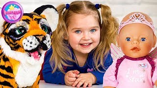 FurReal Friends — интерактивный Тигрёнок Тайлер и кукла Baby Born | Фуриал Френдс - Рычащий Амурчик