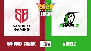 8강 13경기 SANDBOX GAMING vs WHEELZ [2020 SKT JUMP 카트라이더 리그 시즌1]
