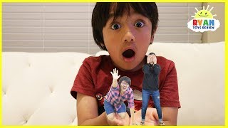 Kid shrinks Mommy and Daddy Pretend Play