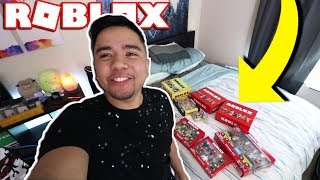 FILLING MY BROTHER'S ROOM WITH ROBLOX TOYS!