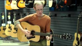 Alvarez AD30 Guitar Demonstration, Backstage Music, Starkville, MS