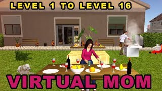 Virtual Mom Family Fun Gameplay - Android Gameplay - Level 1 to Level 16 - By Confun GameStudio