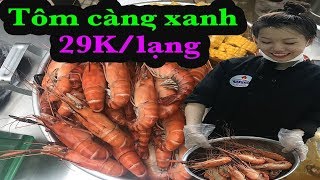 Hotgirl bán tôm càng xanh 29K kiểu Mỹ cực hút khách ở Sài Gòn