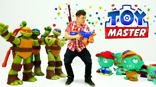 Мастер Игрушек Федор и Черепашки Ниндзя! Видео с игрушками.