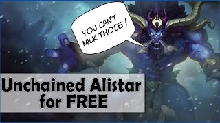 How to get UNCHAINED ALISTAR skin and champion for FREE by Priest