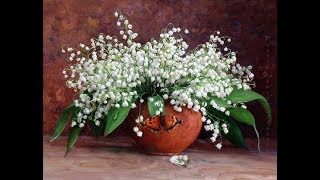 ЛАНДЫШИ. Мастер класс.Картина маслом