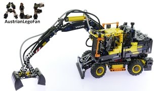 Lego Technic 42053 Volvo EW 160E - Lego Speed Build Review