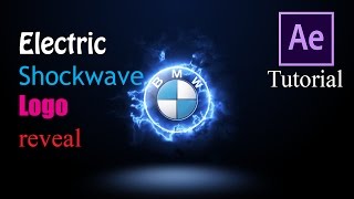 Electric shockwave logo in after effects tutorial | videocopilot saber plugin tutorial