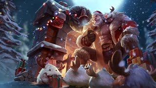SANTA BRAUM LEAGUE OF LEGENDS GAMEPLAY (Support)