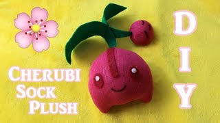 ❤ DIY Cherubi Sock Plush! How To Make A Cute Pokemon Plushie! ❤