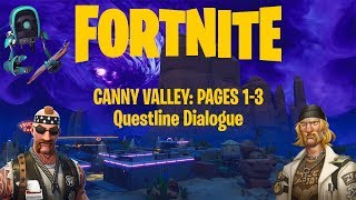 Fortnite | Canny Valley: Pages 1-3 | Questline Dialogue