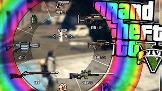 GTA 5 PC Mods - COLORED WEAPON WHEEL! GTA 5 Colored Weapon Icons Mod Gameplay! (GTA 5 Mods Gameplay)
