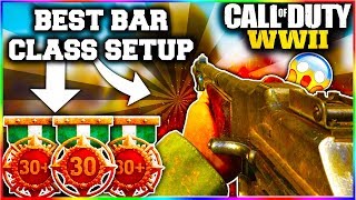 OVERPOWERED BAR CLASS SETUP! THE BEST BAR CLASS SETUP TO DROP VICIOUS MEDALS, V2 ROCKETS ON COD WW2