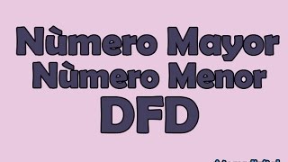 Tutorial Calcular valor mayor y menor dentro de una cantidad de números cualquiera DFD