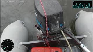 Надувной катамаран "Братан-380". Скорость 80+ км/час.
